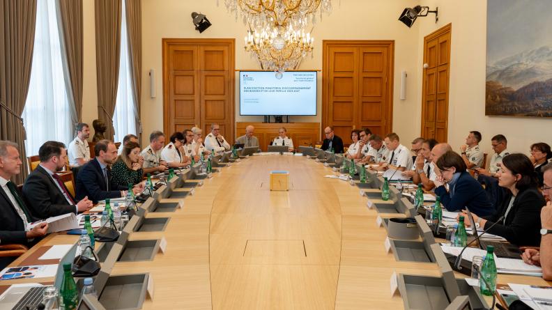 3 juillet 2023, comité de suivi du plan d’action ministériel 2023-2027 d’accompagnement des militaires blessés et des familles