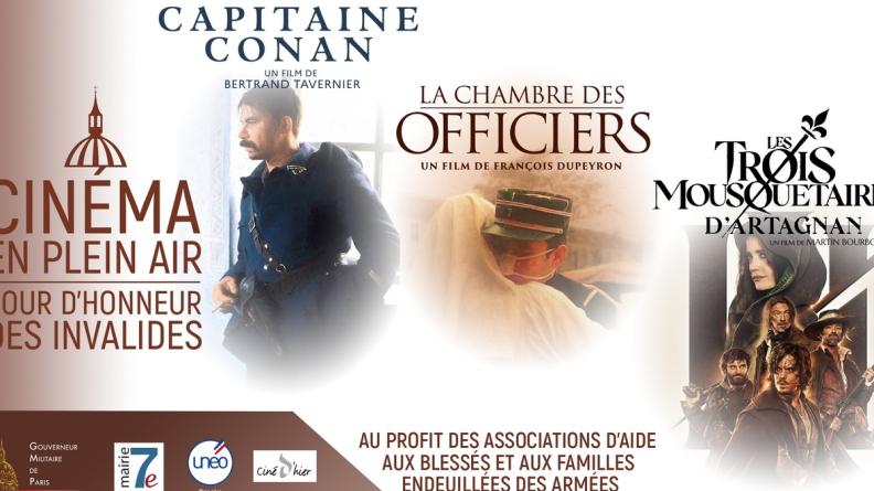 Cinéma en plei air aux Invalides, édition 2023